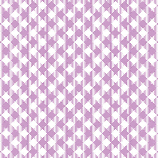 Enjoy the Ride - Gingham Plaid Purple