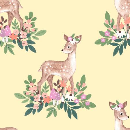 Woodland Wander - Yellow Deer Blooms