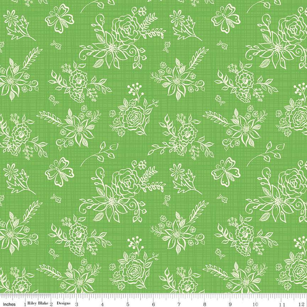 Gingham Cottage Tonal Green