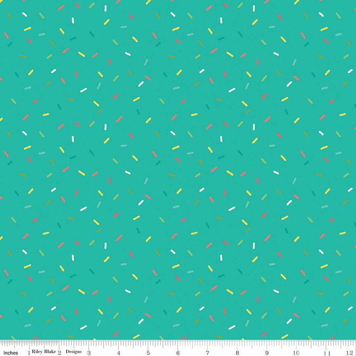 Gingham Cottage Confetti - Teal