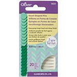 Heart Shaped Pins ( 20pcs )