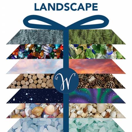 Fat Quarter - Landscapes, 20pcs/bundle