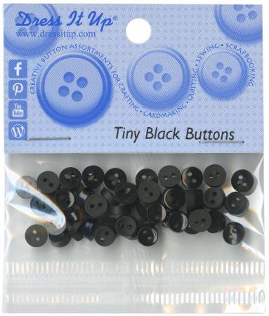 Btn - Tiny Black Buttons
