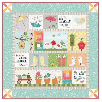 Spring Showers Quilt Kit - Fabric Only