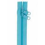 Handbag Zippers, 30" Double Slide - Parrot Blue