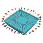 Zirkel Magnetic Pin Holder - Turquoise