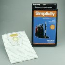 "H" Hi-Flow Hepa Bags/Simplicity 6pk