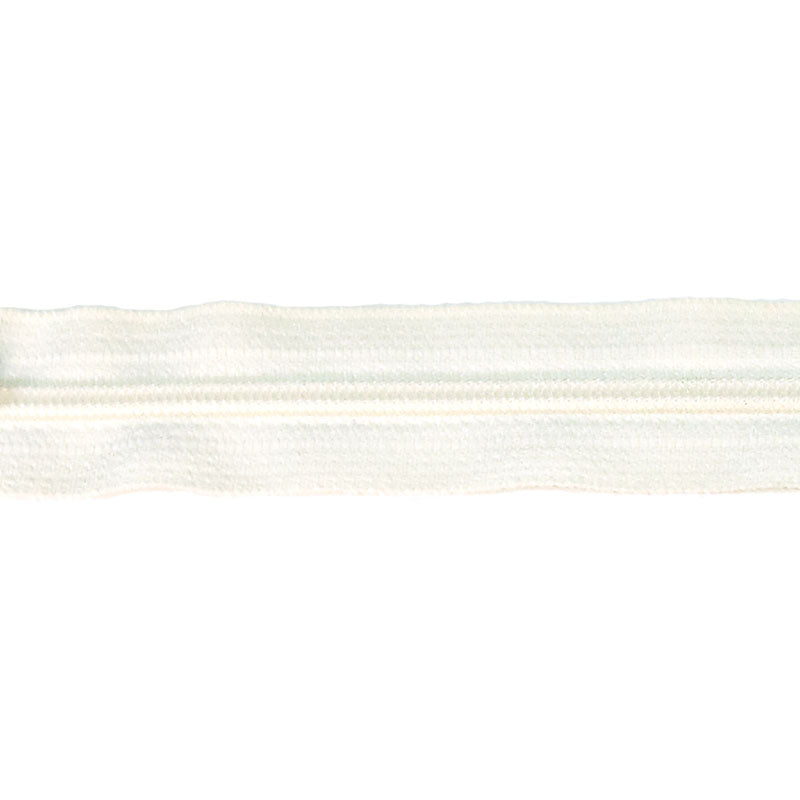 14" Zipper - White Marshmallow