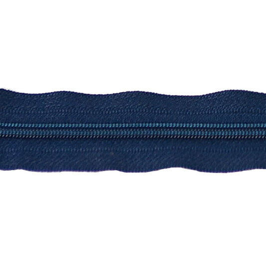 14" Zipper - Navy Blue