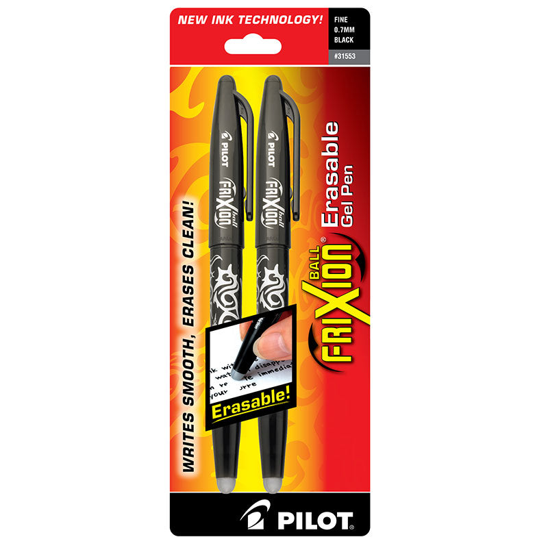 Frixion Pen - Black 2pk