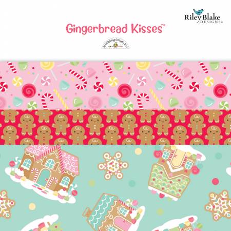 Gingerbread Kisses 10" Squares, 42pcs