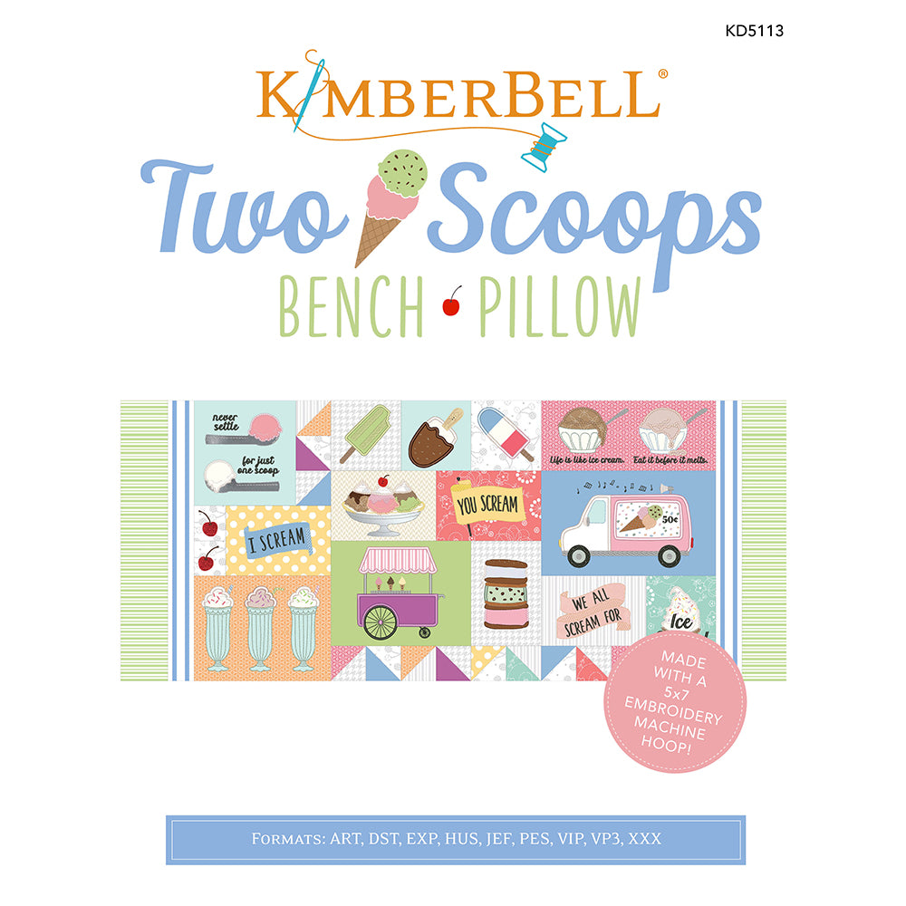 Two Scoops Bench Pillow