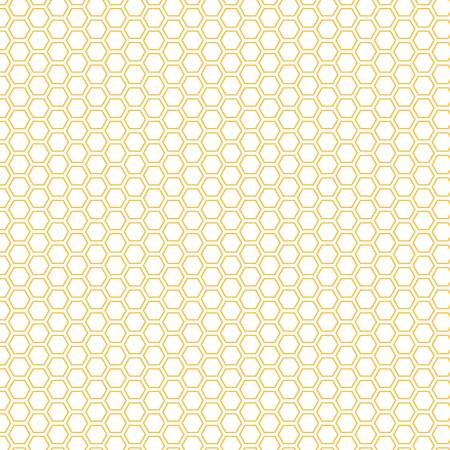 Vintage Flora - Yellow Honeycomb