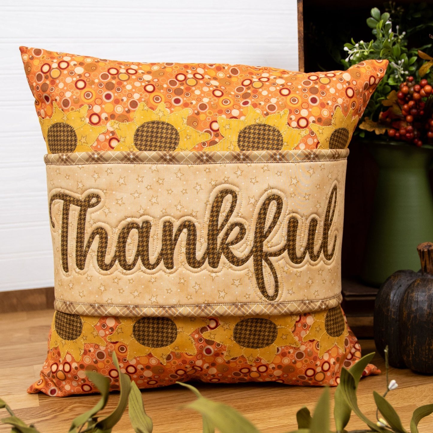 Thankful Pillow Wrap & Cover Kit