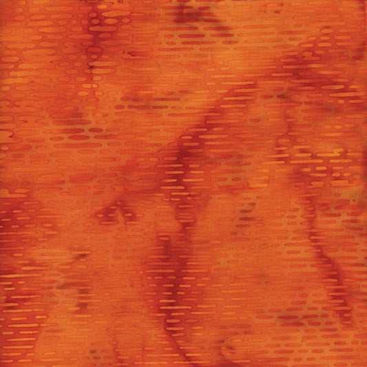 Vertical Lines Batik * Shades of Orange