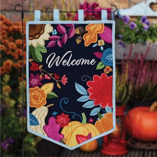 USB - Autumn Welcome Garden Flag