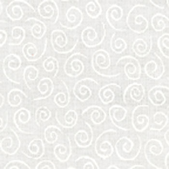 Muslin Mates - Swirls - White