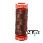 Aurifil 50wt 220yds 2372 - Dk Antique Gold