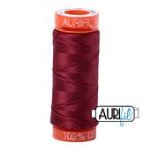 Aurifil 50wt 220yds 2460 - Dk Carmine Red