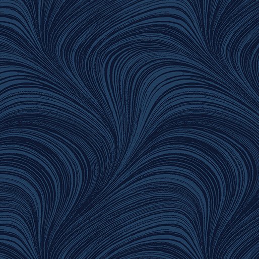 Pearlescent Wave Texture - Indigo