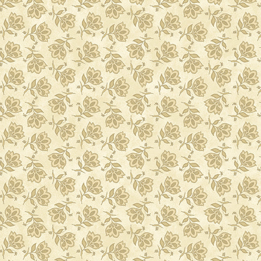 Tossed Jacobean Flower - Cream