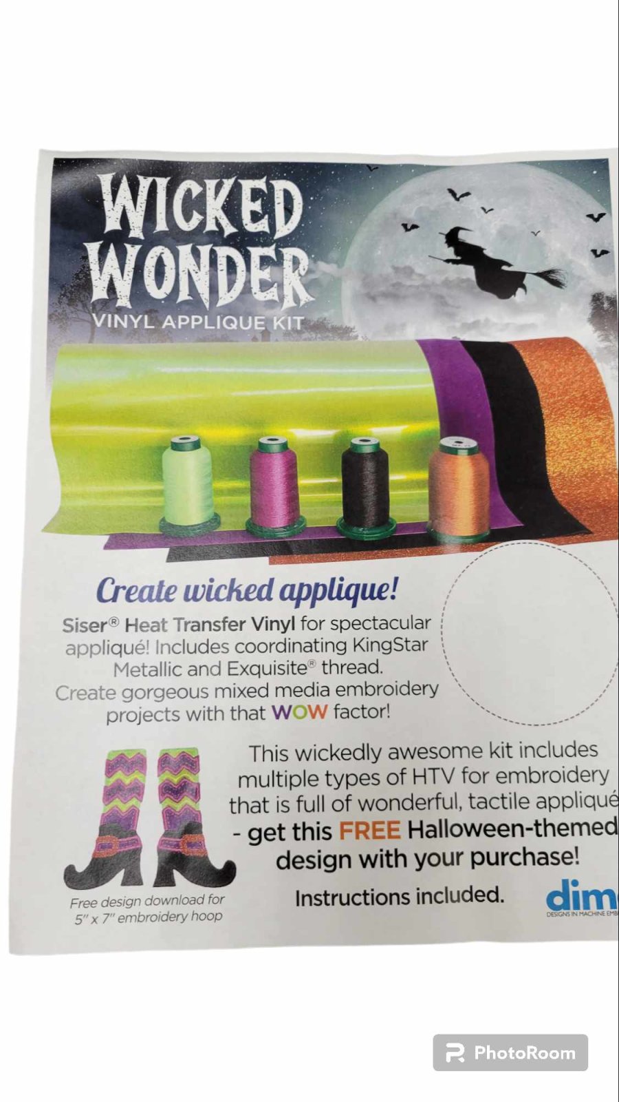 Wicked Wonder Vinyl Applique Kit