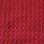 Waffle Weave Solid Towel - Bright Red