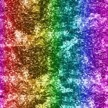 108" Rainbow Rainbow Sequins - Wide Back