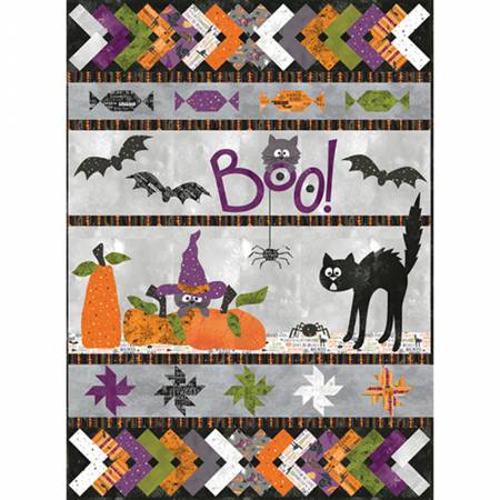 Scaredy Cats - Quilt Kit  36" x 46"