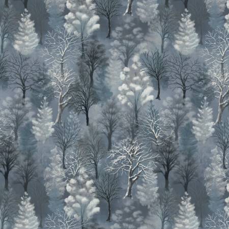 Winter Whisper Winter Woods -  Night