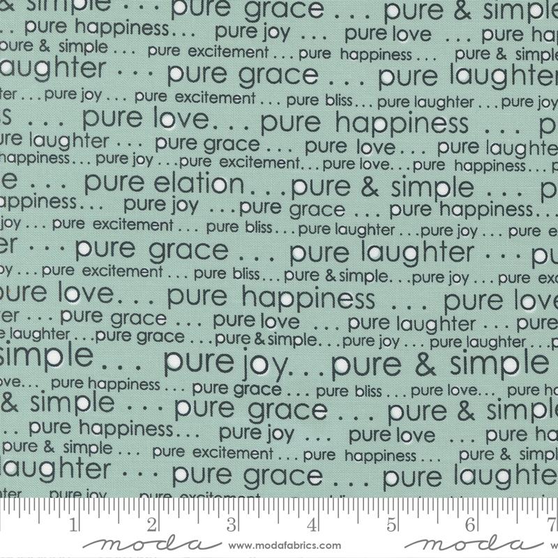 Vintage Pure And Simple - Aqua