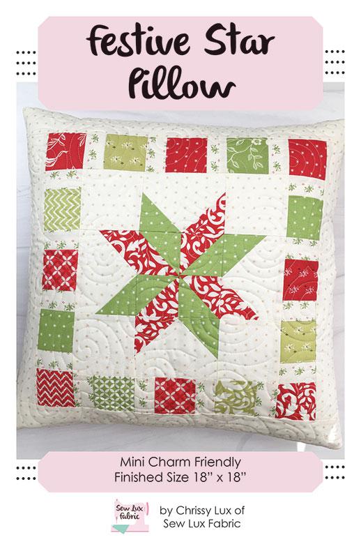 Pt - Festive Star Pillow