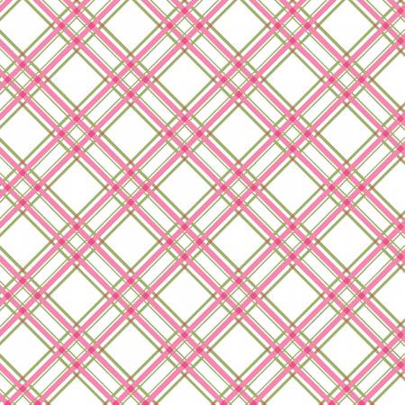 KimberBell - Diagonal Plaid - Pink