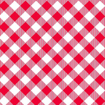 Bias Buffalo Check - Red/White