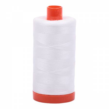 Aurifil 50wt 1422 yd 1050-2021 - Natural White