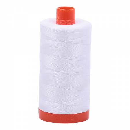 Aurifil 50wt 1422yd 1050-2024 - White