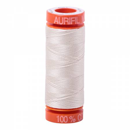 Aurifil 50wt 220yds 2309 - Silver White