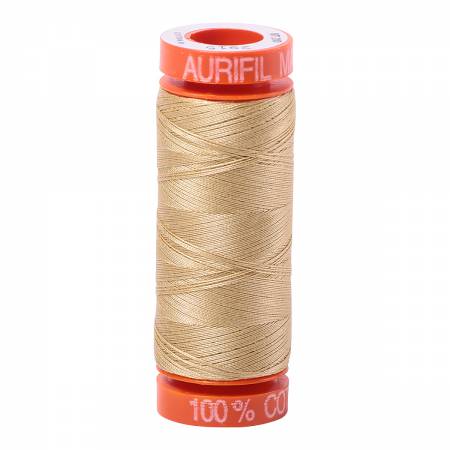 Aurifil 50wt 220yds 2915 - Very Lt Brass