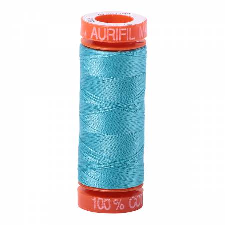 Aurifil 50wt 220yds 5005 - Bright Turquoise