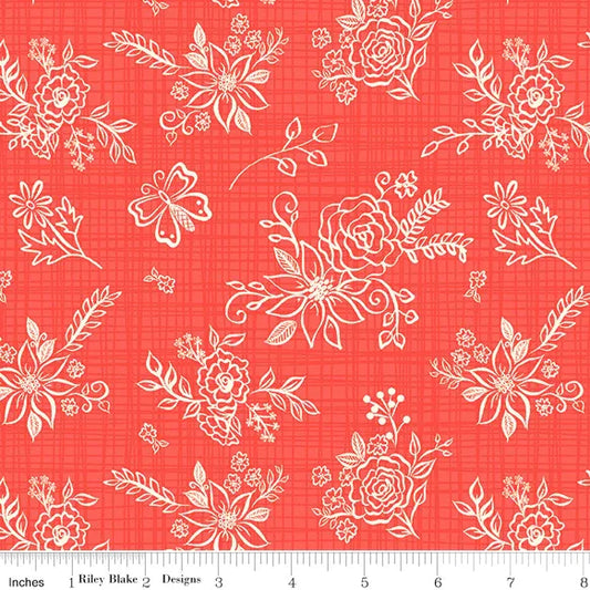 Gingham Cottage Tonal - Red