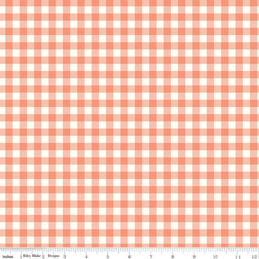Gingham Cottage Gingham - Coral