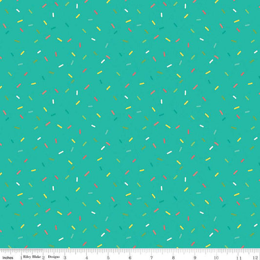 Gingham Cottage Confetti - Teal
