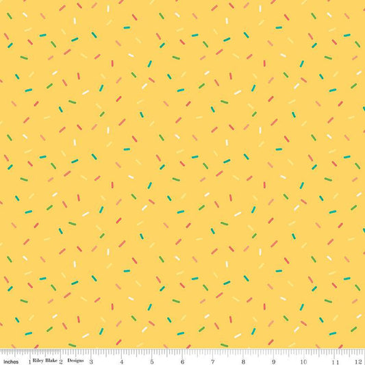 Gingham Cottage Confetti  -Yellow