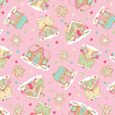 Gingerbread Kisses Main - Pink