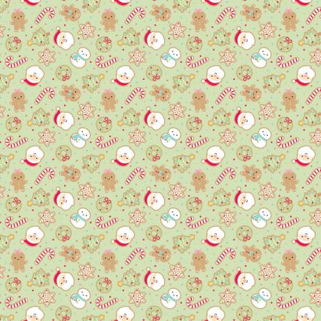 Gingerbread Kisses Sugar Cookies - Green