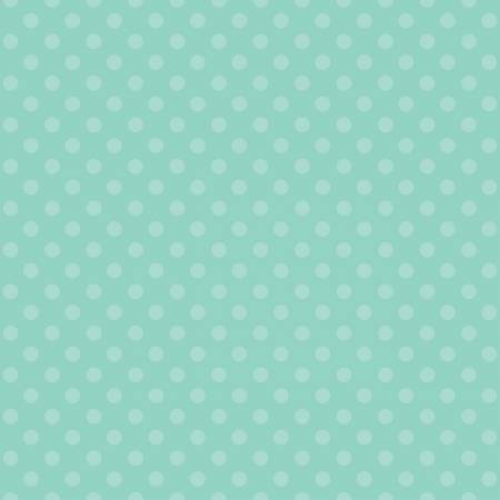 Gingerbread Kisses Polka Dots - Blue