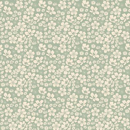 Morning Latte Tonal Floral - Aloe