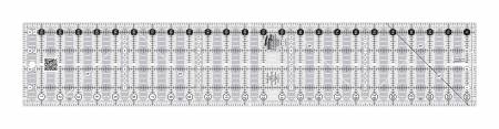 4-1/2" X 24-1/2" Quick Trim & Circle Quilt Ruler Two  - Creative Grids