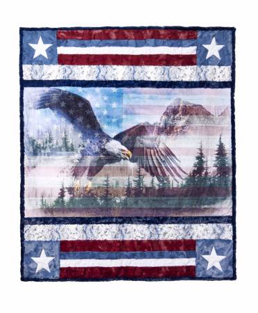 Home of the brave Cuddle Kit 54" x 63"