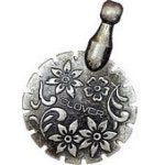 Thread Cutter Pendant Antique Silver~